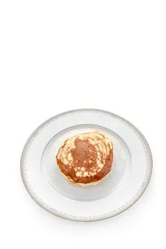 Pancakes with strawberry Stock Photos