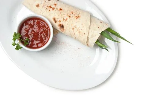 Pancakes stuffed with spices Stock-Fotos
