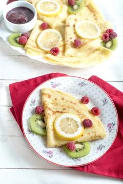 Pancakes time Stock Photos