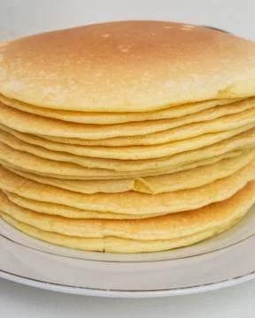 Pancakes tower Stock Photos