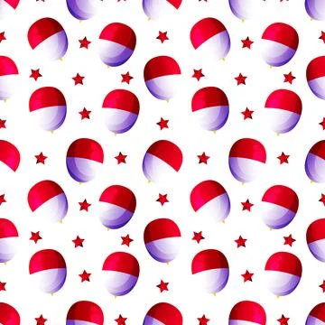 Pancasila day seamless pattern. Repeat pattern. Stock Illustration
