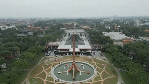 The Pancasila Fire Monument | Stock Video | Pond5