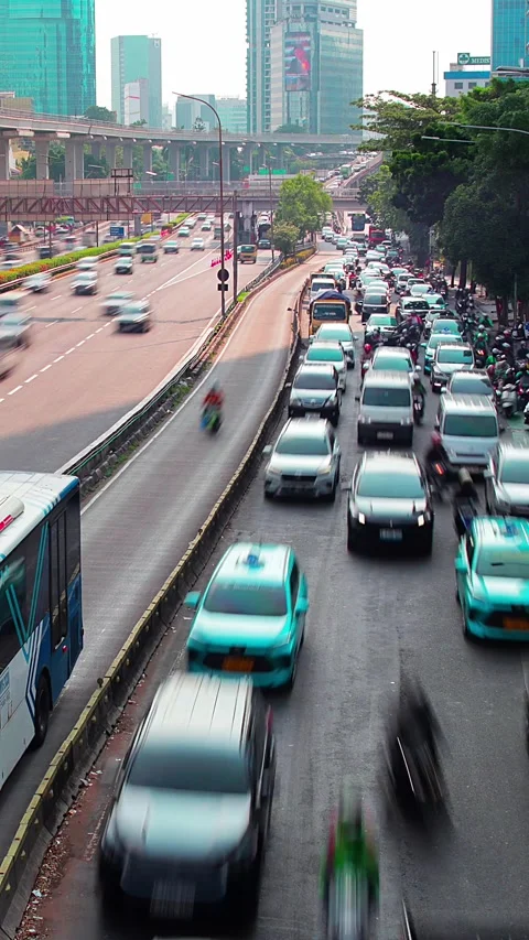 Pancoran Traffic 3 (Potrait) 19 Mei 2026 Stock Footage 335205257