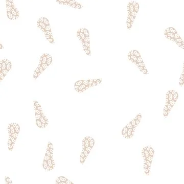 Pancreas human glyph seamless pattern Stockillustratie