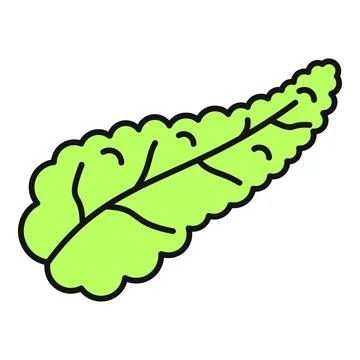 Pancreas icon representing human internal digestive organ Stock Illustration