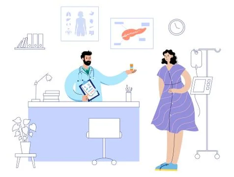 Pancreas logo concept Stock Illustration