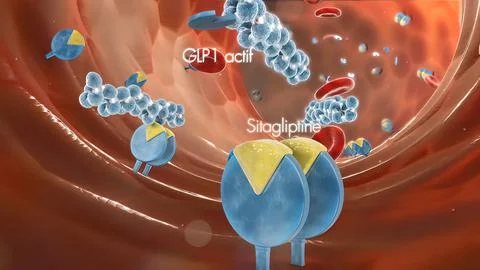 Pancreatic -Cell Electrical Activity and Insulin Secretion Stock Illustration