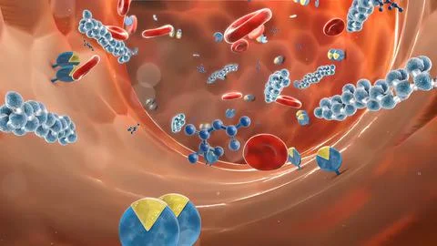 Pancreatic -Cell Electrical Activity and Insulin Secretion Illustrazione stock