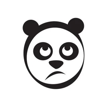 Panda bear design Stock Illustration