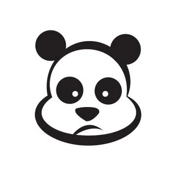 Panda bear design Stock Illustration