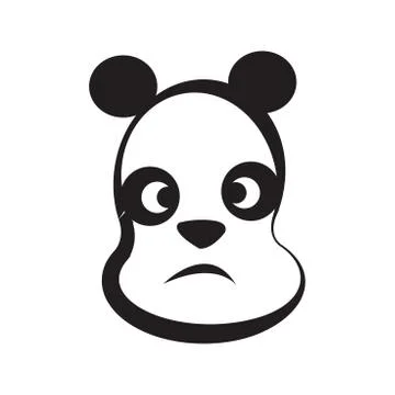 Panda bear design Stock Illustration