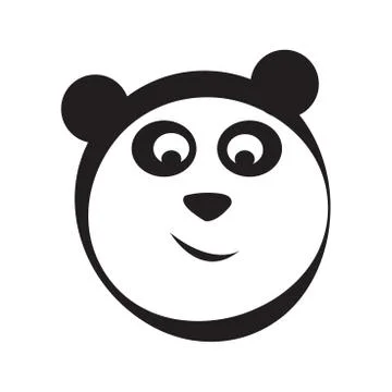 Panda bear design Stock Illustration