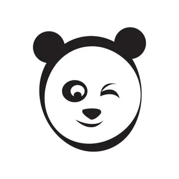 Panda bear design Stock Illustration