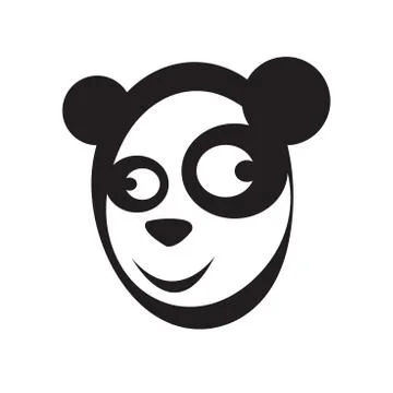 Panda bear design Stock Illustration