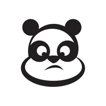 Panda bear design Stock Illustration