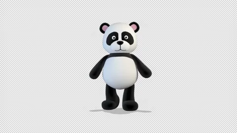 Panda bear walks 動画素材 168028247