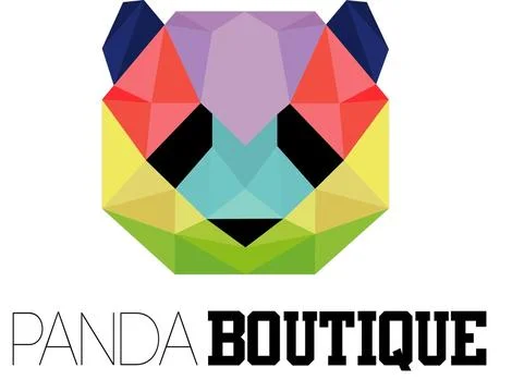 Panda Boutique Logo Vector File Illustrazione stock