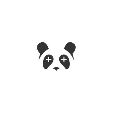 Panda icon Stock Illustration