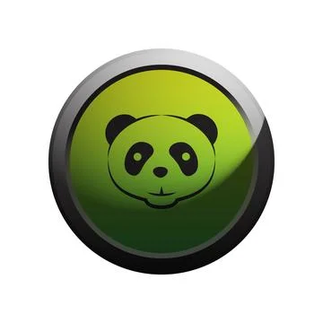 Panda icon Stock Illustration