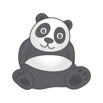 Panda icon Stock Illustration