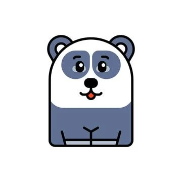 Panda icon Stock Illustration