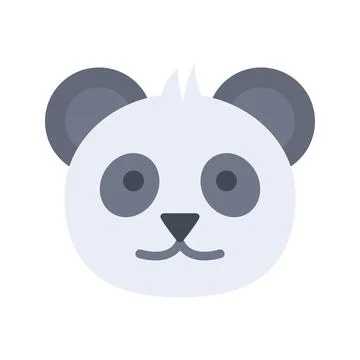 Panda Icon Image. Stock Illustration