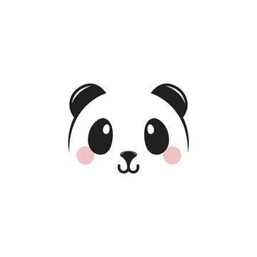 Panda icon Template vector illustration Stock Illustration