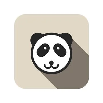 Panda icon vector Stock-Illustration