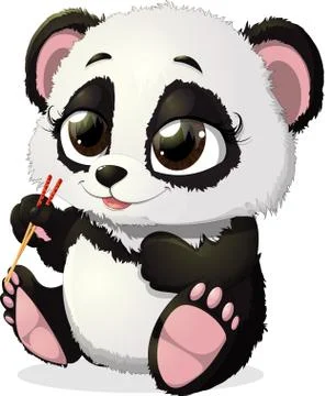 The panda Stock Illustration