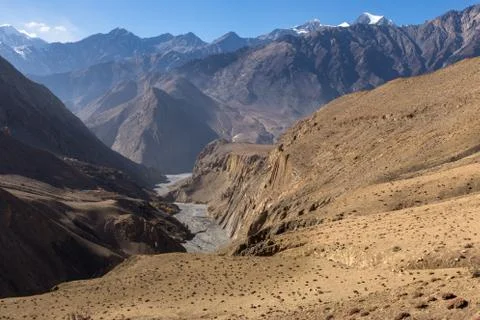 Panda khola river Stock Photos