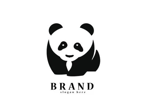 Panda logo Stock Illustration
