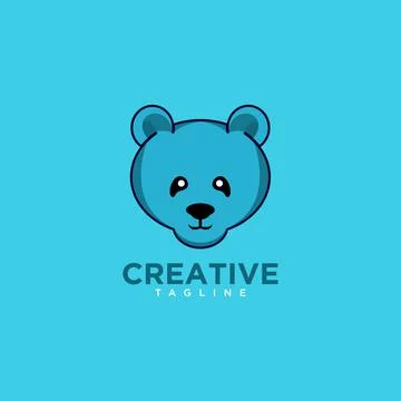 Panda logo Stock Illustration