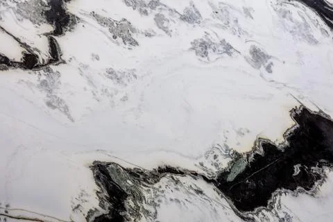 Panda White Marble texture for your design work. Slab photo. Stock Photos