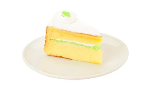 Pandan sheet cake Stock Photos