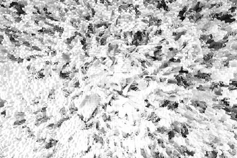 Pandanus leaf split texture, 3d block style Stock Illustration