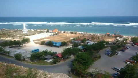 Pandawa beach view Foto stock