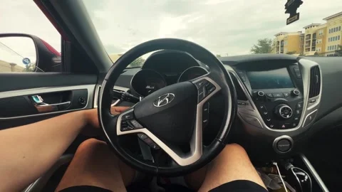 Pandemic in car Stock Footage 204103065