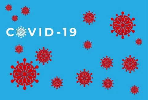 Pandemic Coronavirus outbreak covid-19 2019-nCoV quarantine banner Stock Illustration