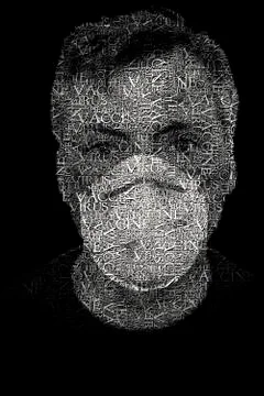 Pandemic face Stock Photos