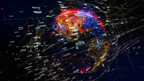 Pandemic Globe Stock Footage 129113334