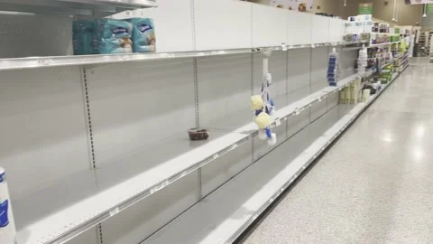 Pandemic Panic Buying Stock Footage 168532971