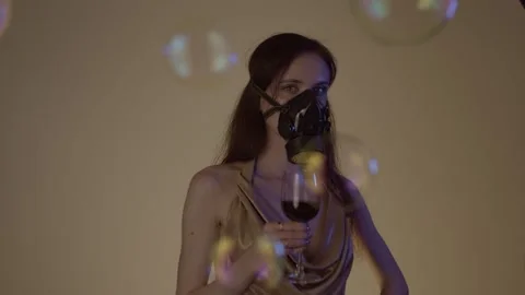 The pandemic party Stock Footage 146818265