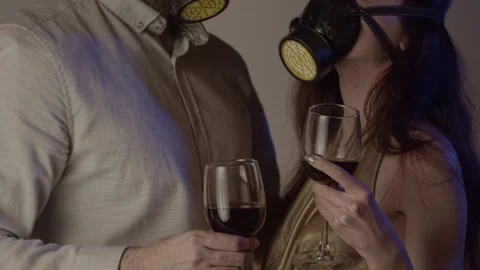 The pandemic party Stock Footage 146818277