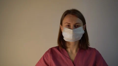Pandemic portrait Stock Footage 126108200