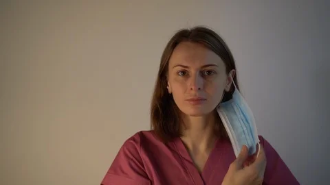Pandemic portrait Stock Footage 126108817