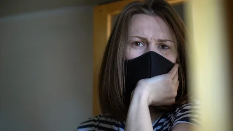 Pandemic portrait Stock Footage 128973051