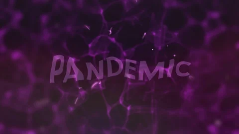 Pandemic Purple Vídeo Stock 129267852