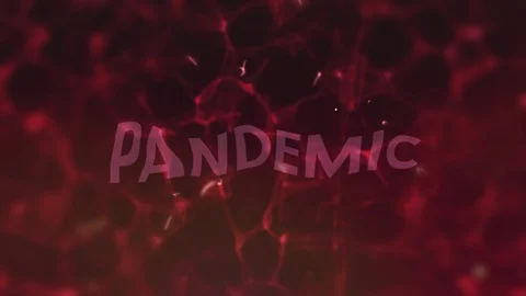 Pandemic Red Vídeo Stock 129267835