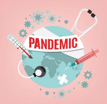 Pandemic Vector Image Stock Illustration