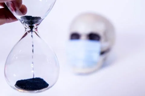 Pandemic Virus Countdown Foto stock